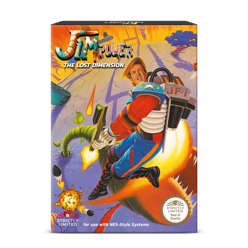 Jim Power: The Lost Dimension (NES compatible game)