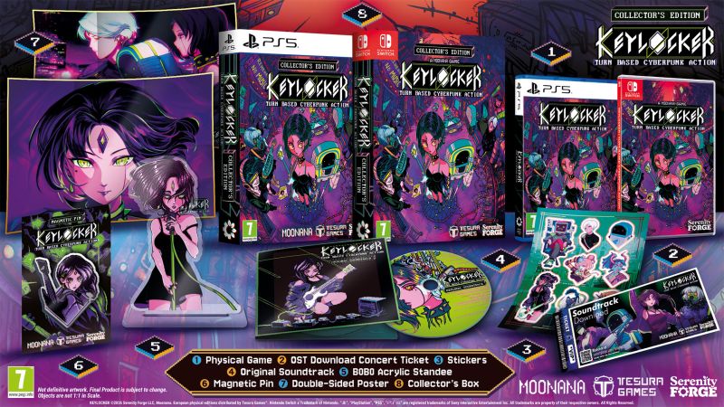 Keylocker Turn Based Cyberpunk Action Collector’s Edition