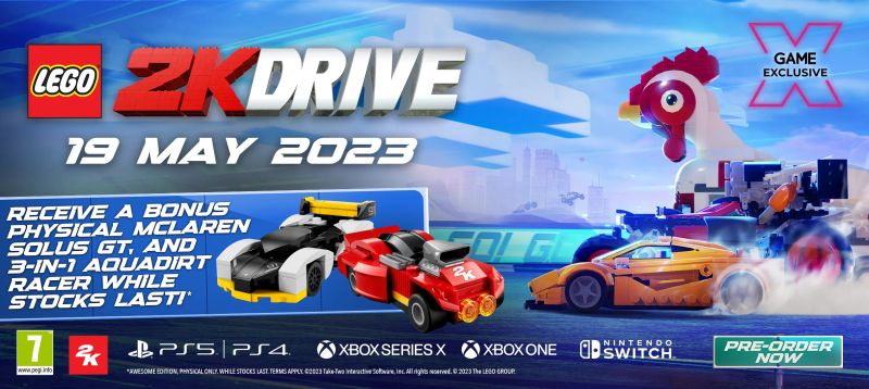 LEGO 2K Drive – McClaren Solus GT & 3-in-1 Aquadirt