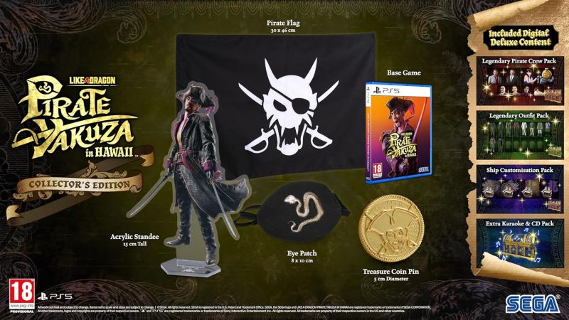 Like a Dragon: Pirate Yakuza in Hawaii Collector’s Edition