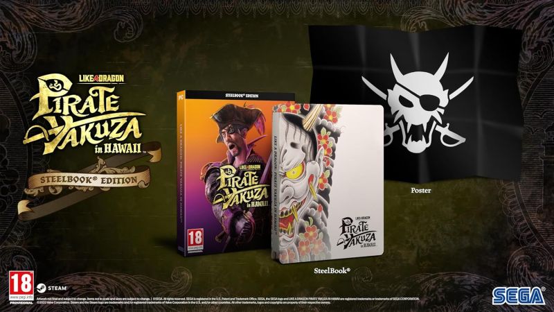 Like a Dragon: Pirate Yakuza in Hawaii SteelBook Edition