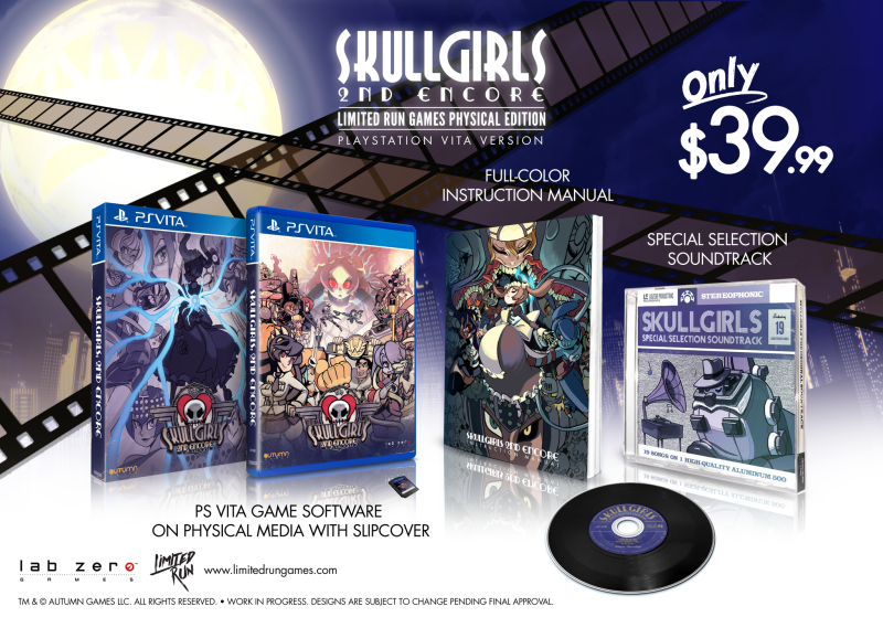 Limited Run #100: Skullgirls 2nd Encore (Vita)  Edition