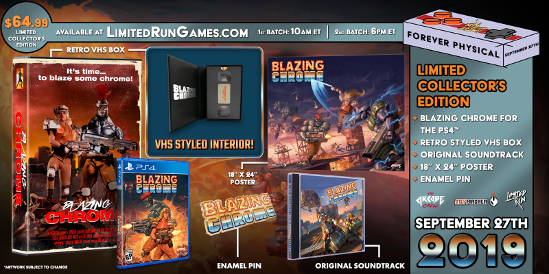 Limited Run #296: Blazing Chrome VHS Edition