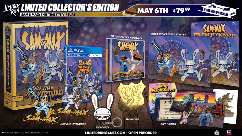 Limited Run #459: Sam & Max: This Time It's Virtual! Collector’s Edition (PSVR)