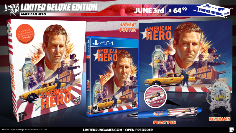 Limited Run #465: American Hero Collector's Edition (PS4)