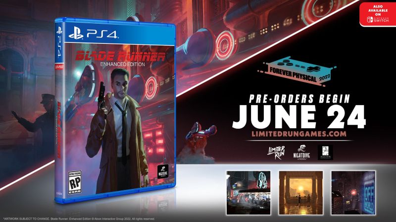 Limited Run #466: Blade Runner: Enhanced Edition (PS4)