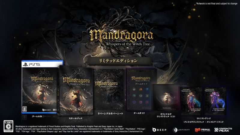 Mandragora: Whispers of the Witch Tree Limited Deluxe Edition