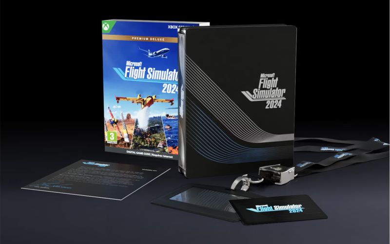Microsoft Flight Simulator 2024 Premium Deluxe SteelBook Edition