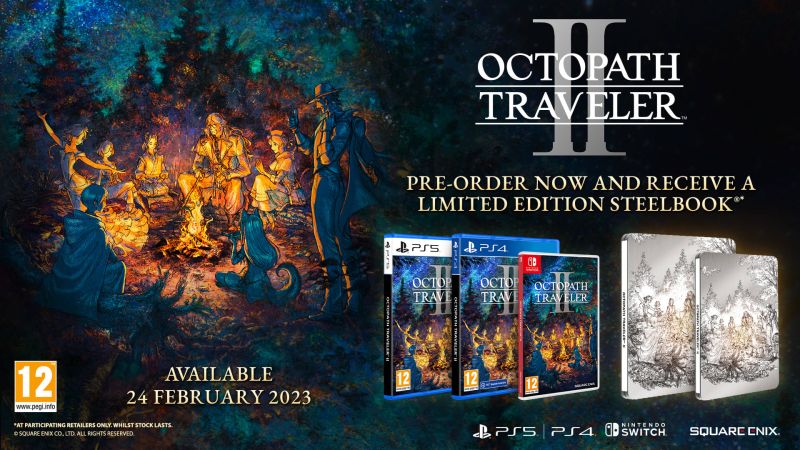 Octopath Traveler II Steelbook