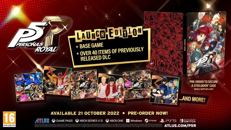 Persona 5 Royal Launch Steelbook Edition