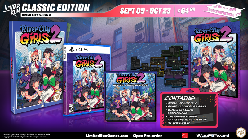 PS5 Limited Run #34: River City Girls 2 Classic Edition