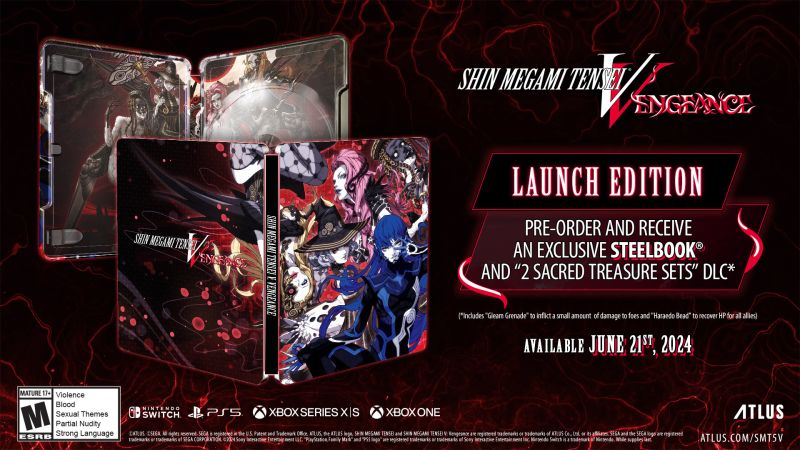 Shin Megami Tensei V: Vengeance Steelbook Launch Edition