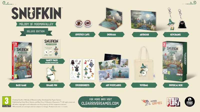 Snufkin Melody of Moominvalley Deluxe Edition