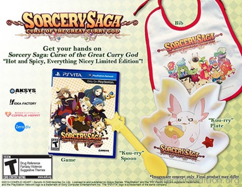 Sorcery Saga: Curse of the Great Curry God Hot and Spicy, Everything Nicey Limited Edition