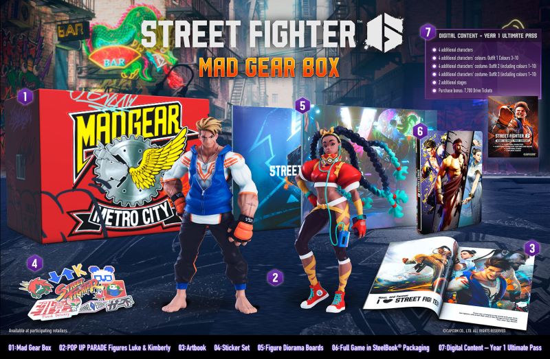 Street Fighter 6 Mad Gear Box Collector’s Edition
