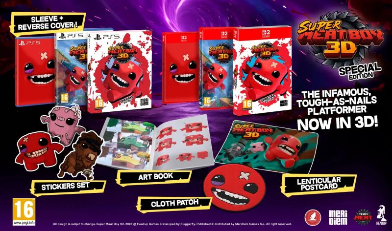 Super Meat Boy 3D Special Edition