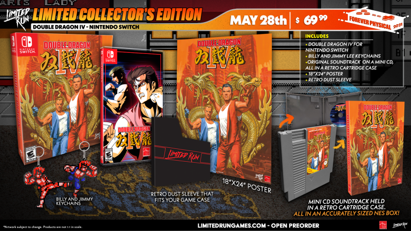 Switch Limited Run #107: Double Dragon IV Classic Edition