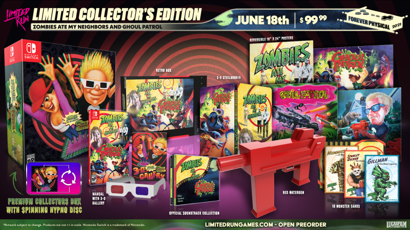 Switch Limited Run #112: Zombies Ate My Neighbors & Ghoul Patrol Collector's Edition