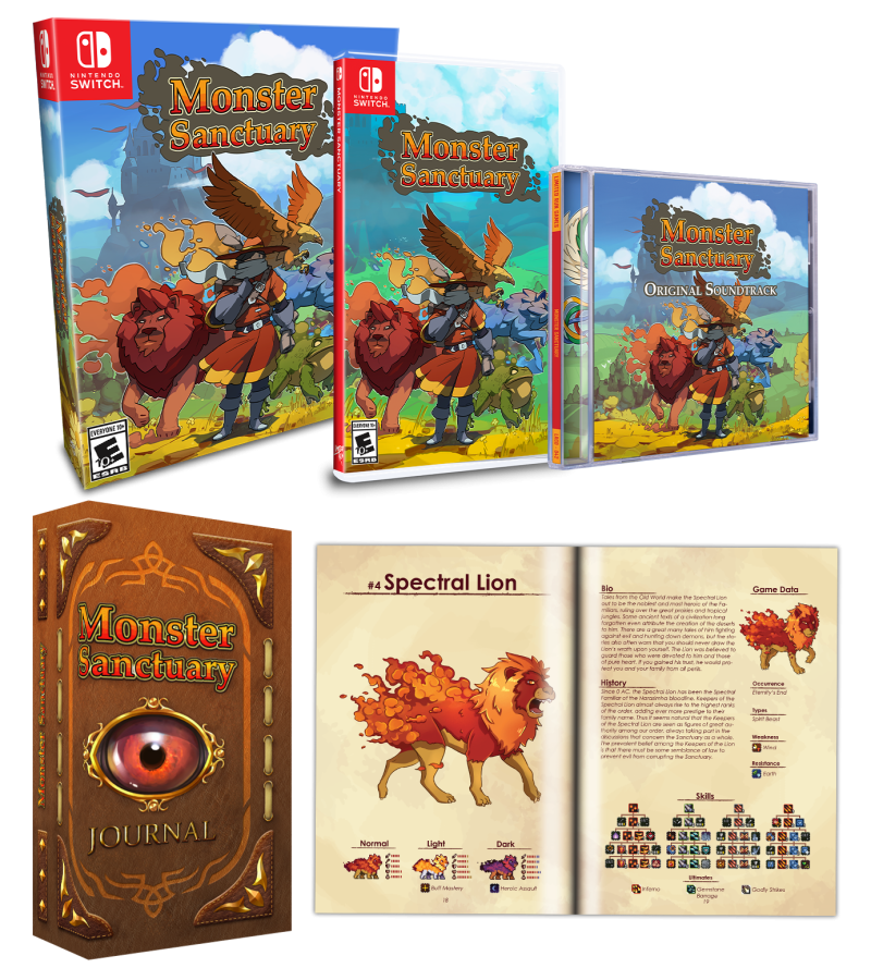 Switch Limited Run #134: Monster Sanctuary Collector's Edition