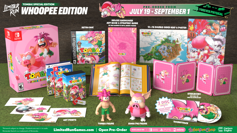 Switch Limited Run #245: Tomba! Special Edition Whoopee Edition