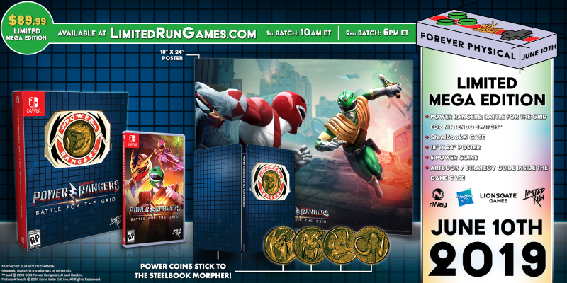 Switch Limited Run #38: Power Rangers: Battle for the Grid Mega Edition