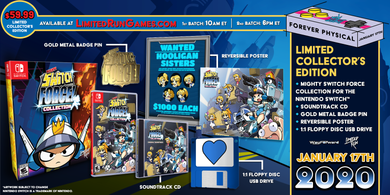 Switch Limited Run #60: Mighty Switch Force! Collection Collector's Edition