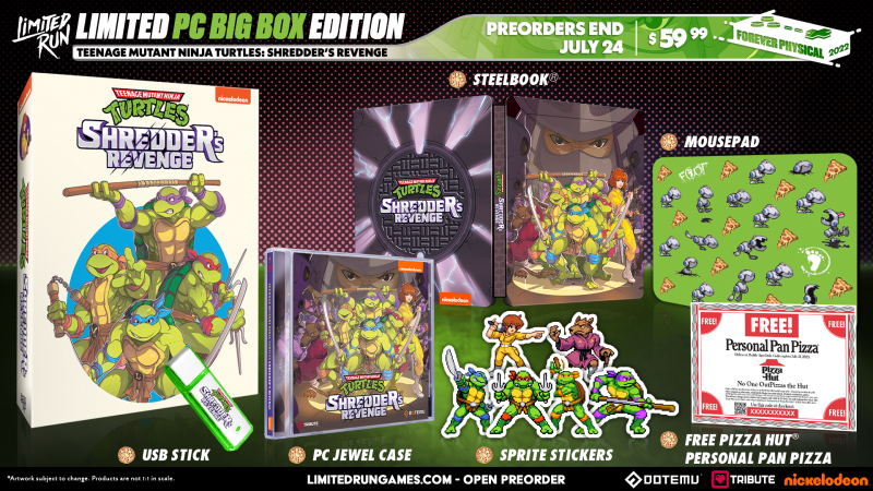 Teenage Mutant Ninja Turtles: Shredder's Revenge PC Big Box Edition (PC)