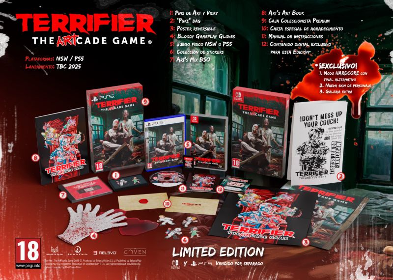 Terrifier The Artcade Game Collector’s Edition