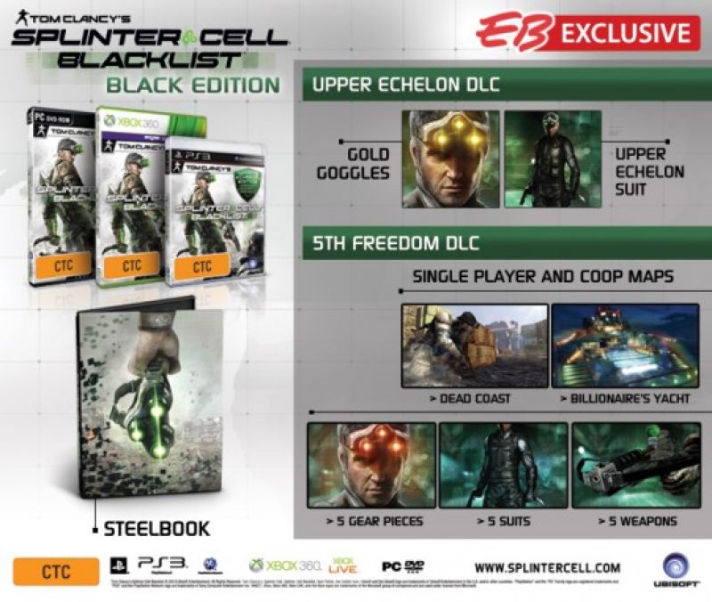 Tom Clancy's Splinter Cell Blacklist Black Edition
