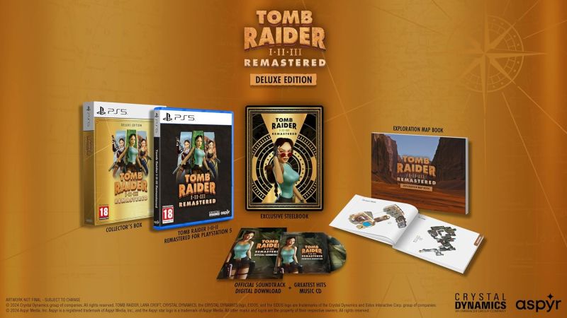 Tomb Raider I-III Remastered Deluxe Edition
