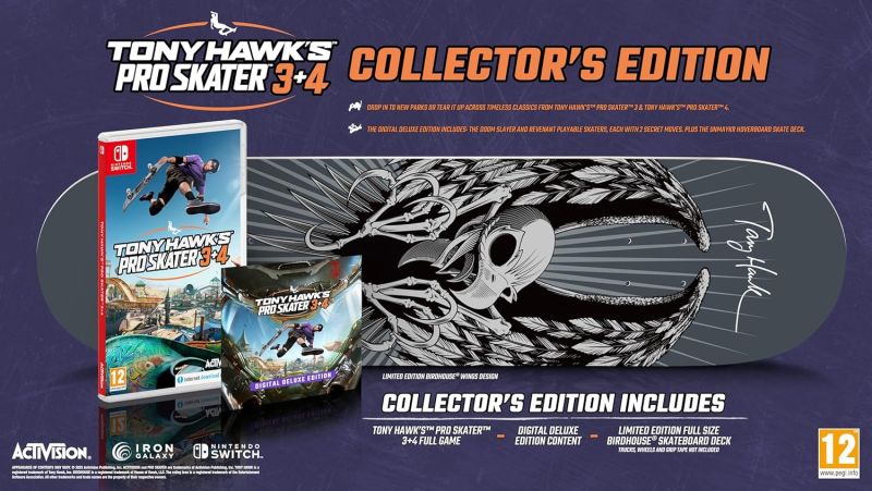 Tony Hawk’s Pro Skater 3 + 4 Collector’s Edition