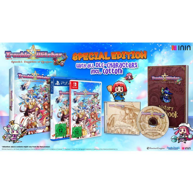 Trouble Witches Final: Episode 1 - Daughters of Amalgam - Special Edition (PlayStation 4)