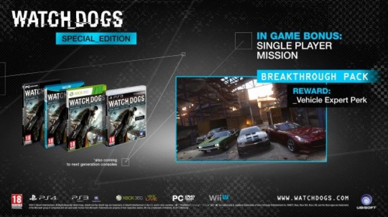 WATCH DOGS Special Edition