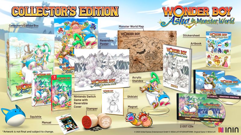 Wonder Boy: Asha in Monster World Collector's Edition (NSW)