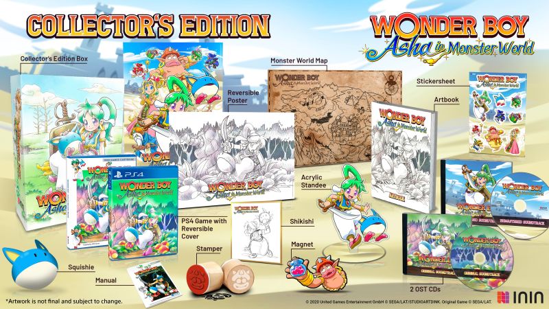 Wonder Boy: Asha in Monster World Collector's Edition (PS4)
