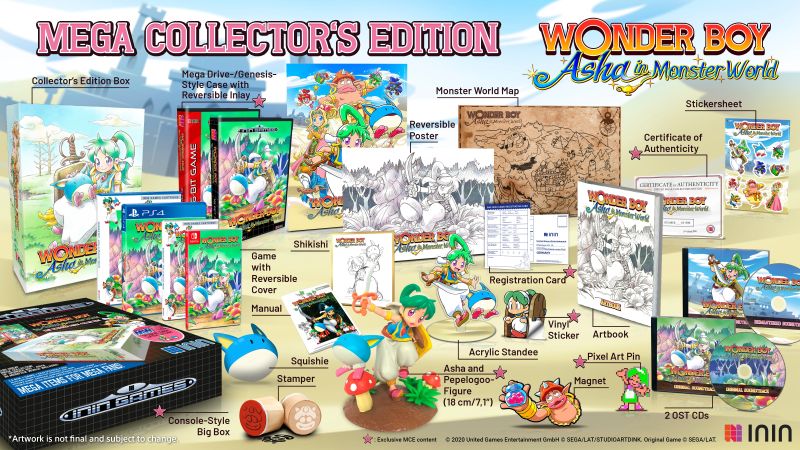 Wonder Boy: Asha in Monster World Mega Collector's Edition (PS4)