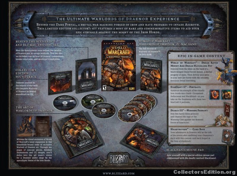 World of Warcraft: Warlords of Draenor Collector's Edition