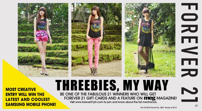 Threebies My Way Contest Page