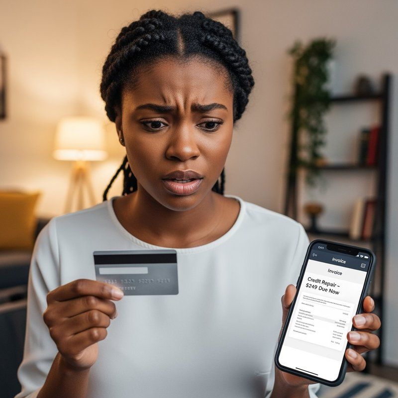 be wary of credit repair upfront fees