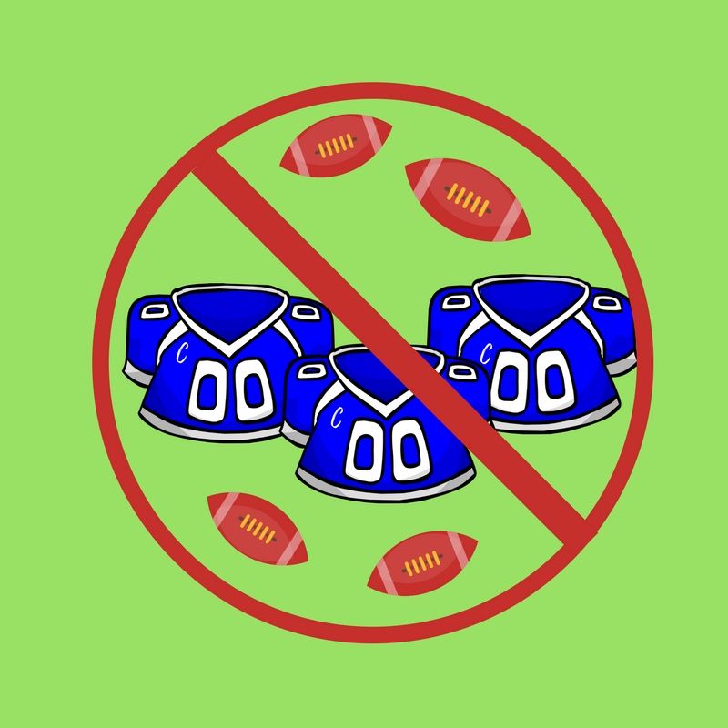 The Cavaliers are unable to have a football team for a variety of reasons. Graphic by: Laura Sansom