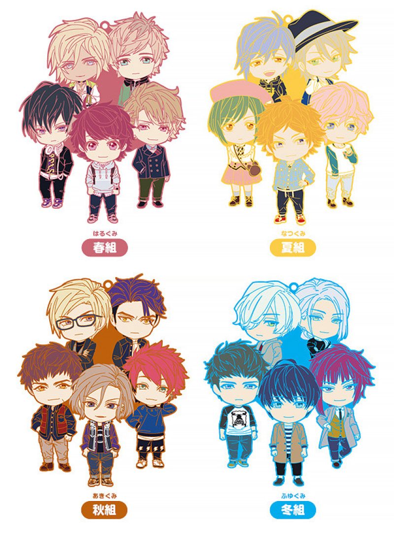 A3! Nendoroid Plus Unit Rubber Straps (Spring Troupe / Summer Troupe / Autumn Troupe / Winter Troupe)