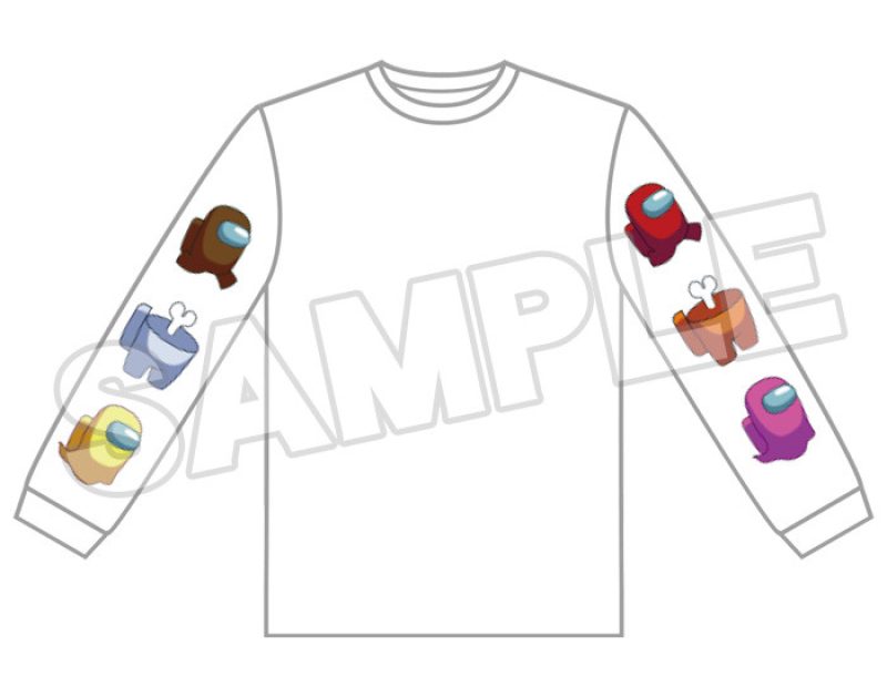 Among Us Nendoroid Plus Long Sleeve T-Shirt (Warm Colors/Cool Colors)