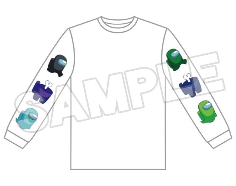 Among Us Nendoroid Plus Long Sleeve T-Shirt (Warm Colors/Cool Colors)