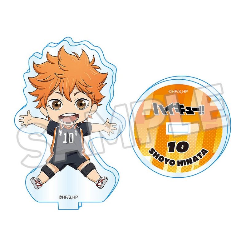 Haikyu!! Nendoroid Surprise Acrylic Stand Shoyo Hinata/Tobio Kageyama/Kei Tsukishima/Tetsuro Kuroo/Kenma Kozume/Kotaro Bokuto/Keiji Akaashi/Atsumu Miya/Osamu Miya