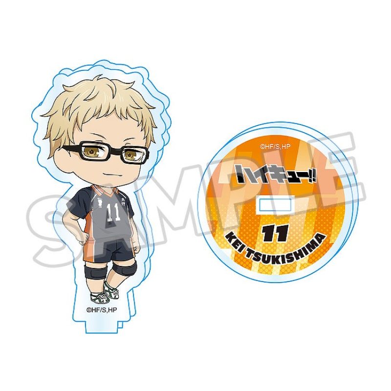 Haikyu!! Nendoroid Surprise Acrylic Stand Shoyo Hinata/Tobio Kageyama/Kei Tsukishima/Tetsuro Kuroo/Kenma Kozume/Kotaro Bokuto/Keiji Akaashi/Atsumu Miya/Osamu Miya