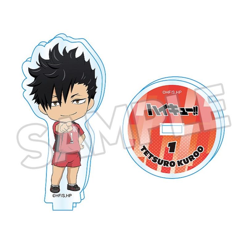 Haikyu!! Nendoroid Surprise Acrylic Stand Shoyo Hinata/Tobio Kageyama/Kei Tsukishima/Tetsuro Kuroo/Kenma Kozume/Kotaro Bokuto/Keiji Akaashi/Atsumu Miya/Osamu Miya
