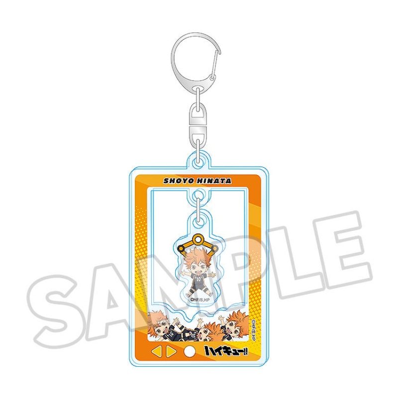 Haikyu!! Nendoroid Surprise Claw Machine Acrylic Keychain Shoyo Hinata/Tobio Kageyama/Kei Tsukishima/Tetsuro Kuroo/Kenma Kozume/Kotaro Bokuto/Keiji Akaashi/Atsumu Miya/Osamu Miya