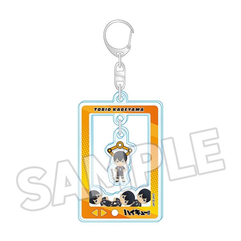 Haikyu!! Nendoroid Surprise Claw Machine Acrylic Keychain Shoyo Hinata/Tobio Kageyama/Kei Tsukishima/Tetsuro Kuroo/Kenma Kozume/Kotaro Bokuto/Keiji Akaashi/Atsumu Miya/Osamu Miya