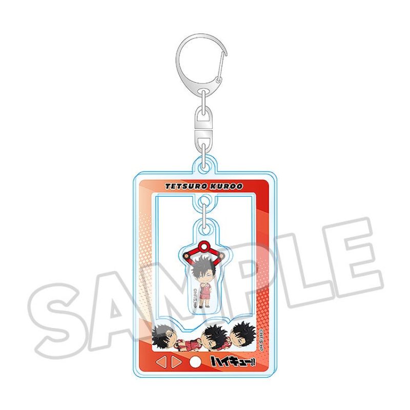 Haikyu!! Nendoroid Surprise Claw Machine Acrylic Keychain Shoyo Hinata/Tobio Kageyama/Kei Tsukishima/Tetsuro Kuroo/Kenma Kozume/Kotaro Bokuto/Keiji Akaashi/Atsumu Miya/Osamu Miya
