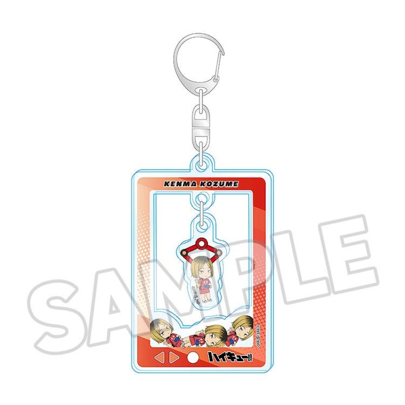 Haikyu!! Nendoroid Surprise Claw Machine Acrylic Keychain Shoyo Hinata/Tobio Kageyama/Kei Tsukishima/Tetsuro Kuroo/Kenma Kozume/Kotaro Bokuto/Keiji Akaashi/Atsumu Miya/Osamu Miya